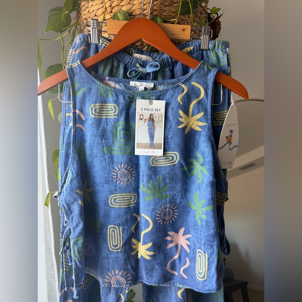 Chic Blue Women's Set - Picture 3 of 11